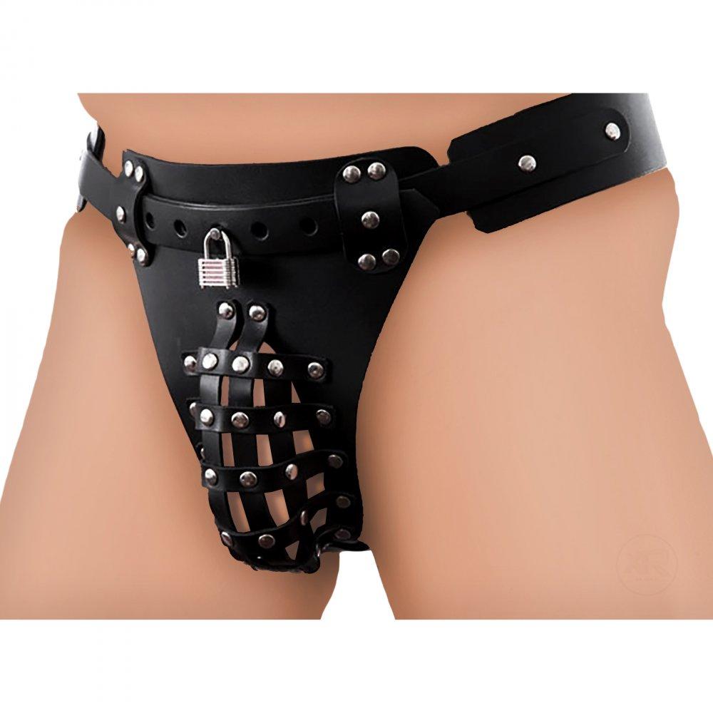 Brutal Love Leather Slave Secure Strict Chastity Belt w Butt Plug Brutal Love Leather Slave Secure Strict Chastity Belt w Butt Plug