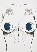 Sailing Moon Nipple Pasties