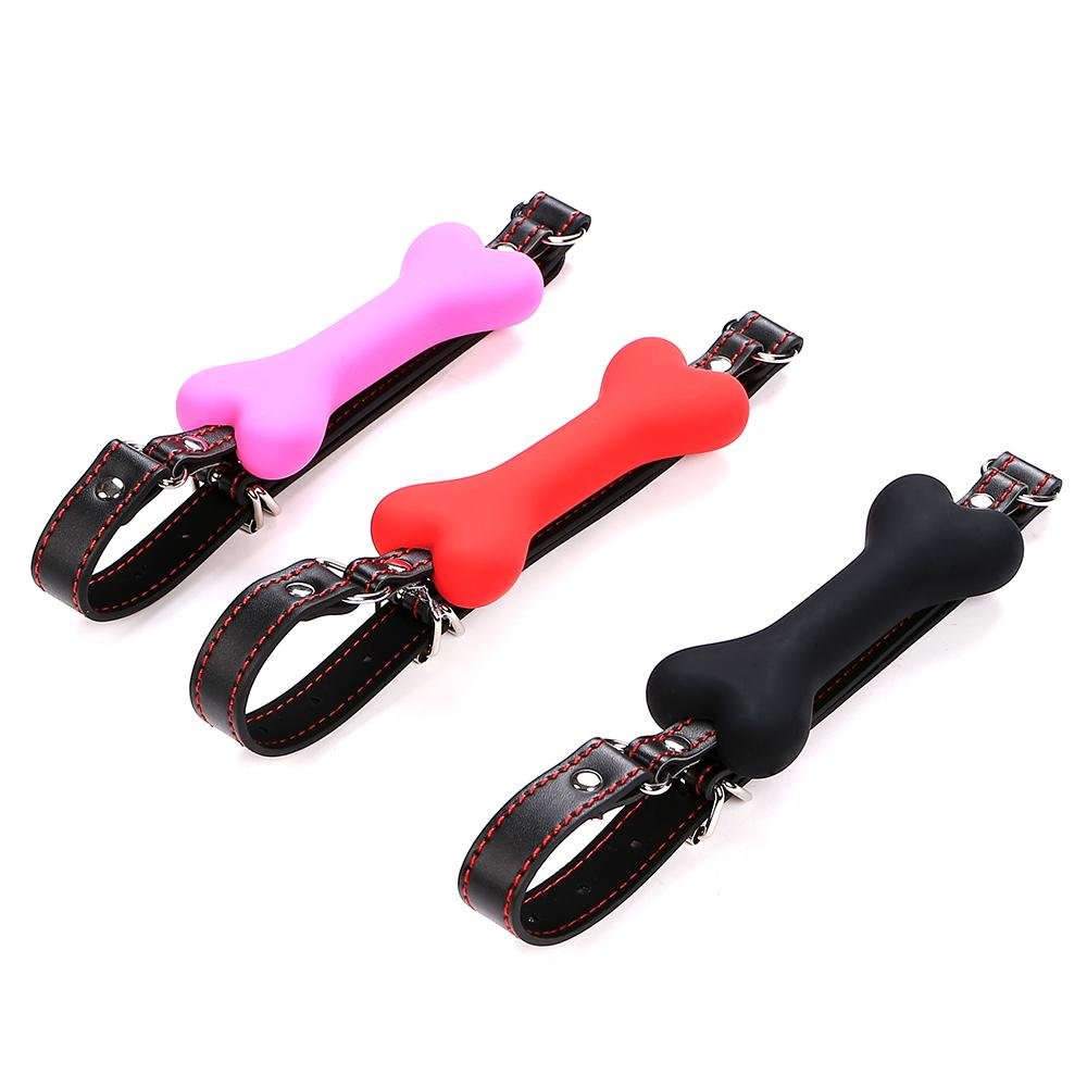 Hound Adjustable Dog Bone Soft Silicone Gags