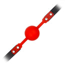 Adult Games Leather Open Mouth Silicone Gag Ball