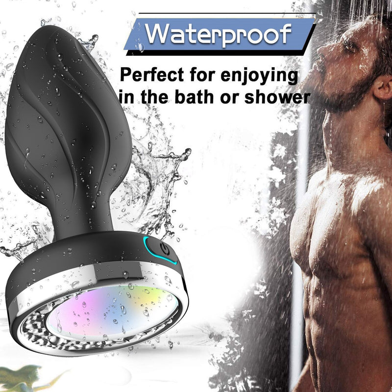 Vibrating Waterproof Anal Play Plug