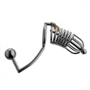 chastity device with anal hook