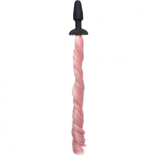Pink Butt Plug Pony Tail 