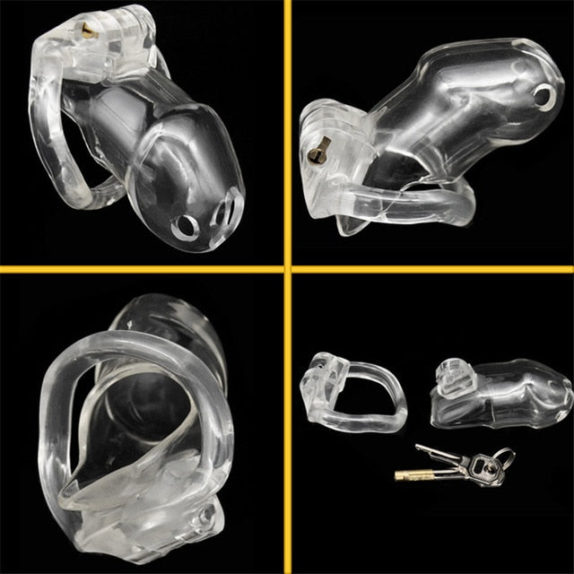 Cuck Cage Multiple Colours and Size Male Chastity Device with Built-in Lock System