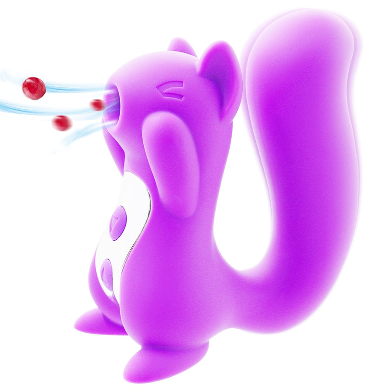 The Naughty Squirrel Super Clitoris Stimulator Sucking/Blowing/Vibrati The Naughty Squirrel Super Clitoris Stimulator Sucking/Blowing/Vibrati