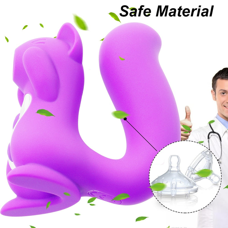 The Naughty Squirrel Super Clitoris Stimulator Sucking/Blowing/Vibration