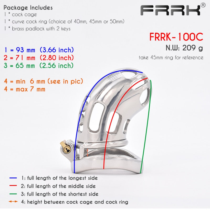 cock cage measurements 