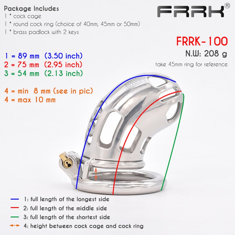 cock cage size