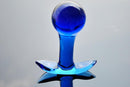The Bluesome Luxury Hand Blown Glass Anal Plug