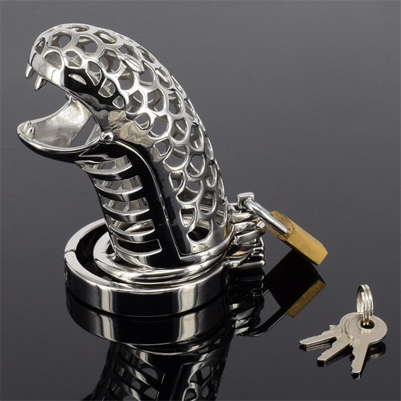 Cobra Chastity Cage Hand Polished Totem Cage