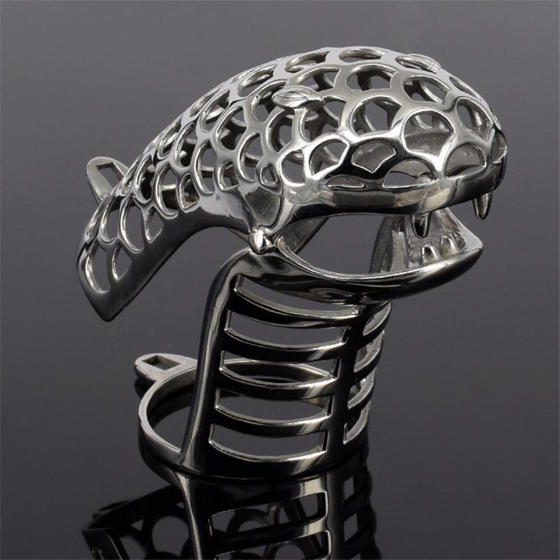 Cobra Chastity Cage Hand Polished Totem Cage