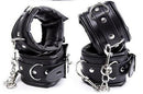 bdsm fetish leather handcuffs 