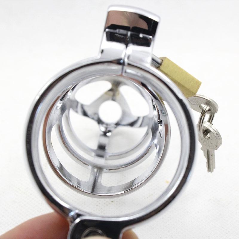 The Cold Steel Cock Cage Male Chastity Device