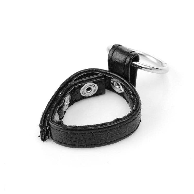The Strict Leather & Steel Cock & Ball Ring BDSM Erection Support