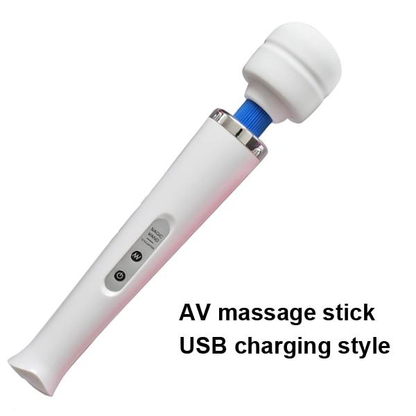 Classic 10 Speed Flexible Magic Wand 16 Colors Selection and Various Charging Ports (US, UK, EU, USB Universal)