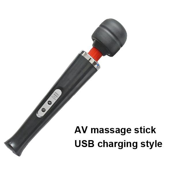 Classic 10 Speed Flexible Magic Wand 16 Colors Selection and Various Charging Ports (US, UK, EU, USB Universal)