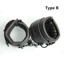 Fancy Retro Double Layer Padded Leather Cuffs