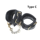 Fancy Retro Double Layer Padded Leather Cuffs