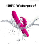 Dual Pleasure 360 Rotation & Vibration Rabbit Vibrator Clitoris Stimulator G-Spot