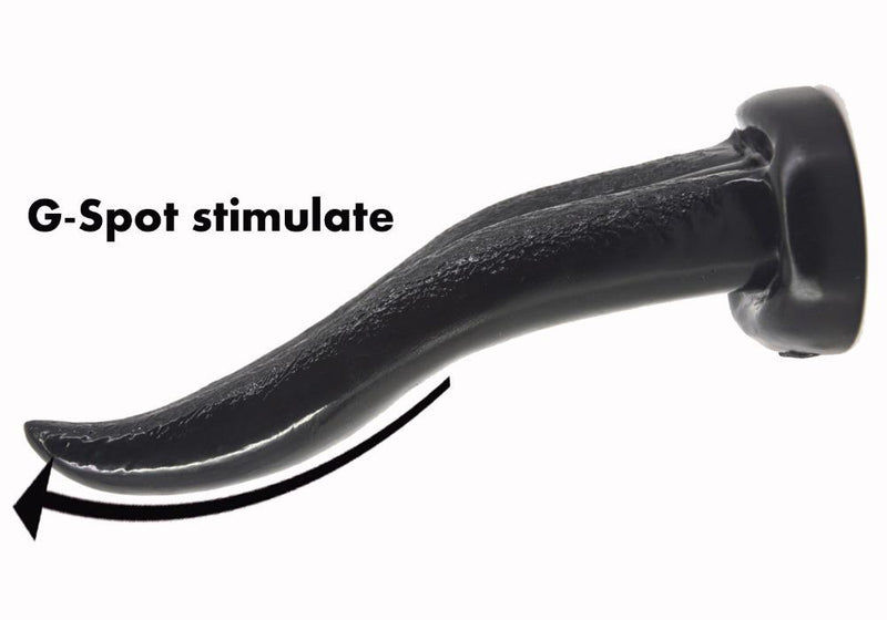 Oversize Tongue Silicone Dildo