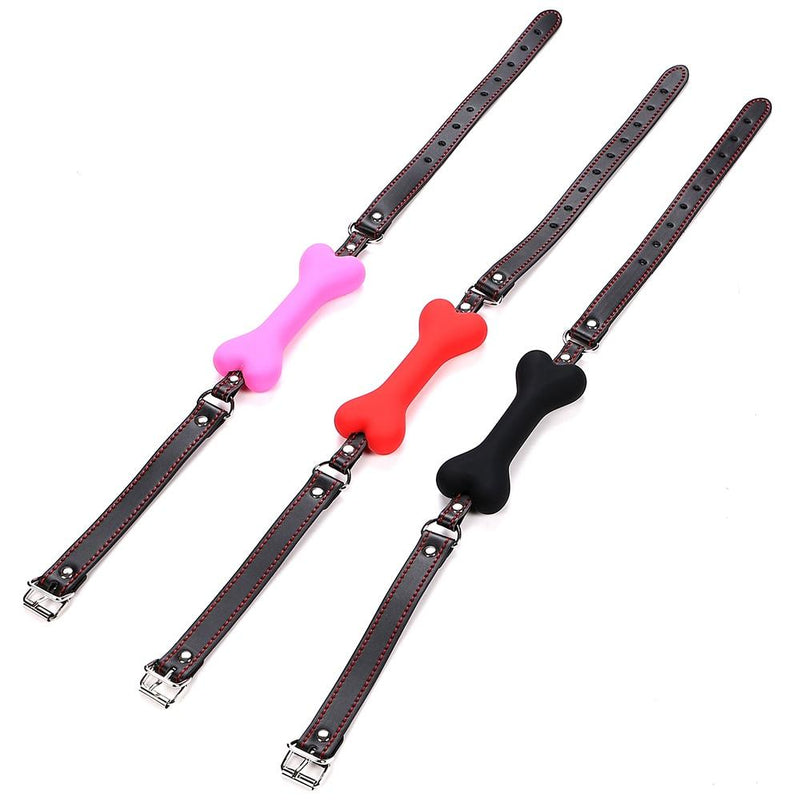 Hound Adjustable Dog Bone Soft Silicone Gags