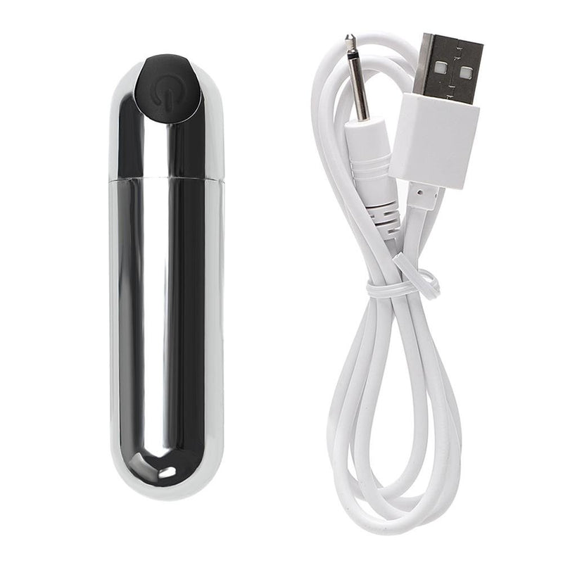 10 Speed USB Rechargeable G-spot Massager Mini Bullet Vibrator Strong Vibration Waterproof Sex Toys for Women