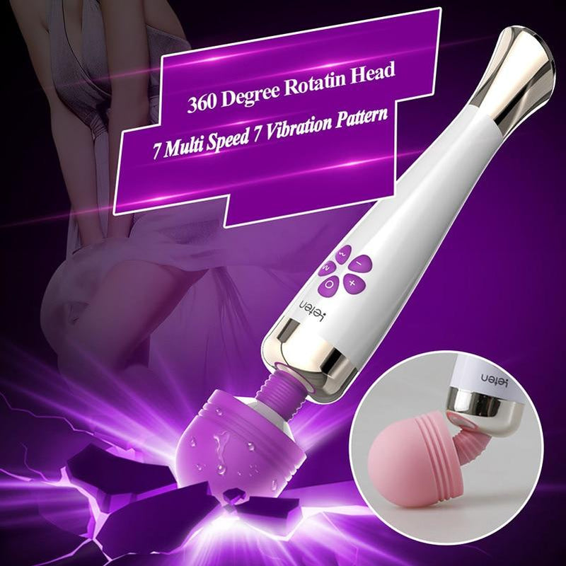 Cordless Multi Patterns Wand Massager + Free Attachment Gift for Limited Time