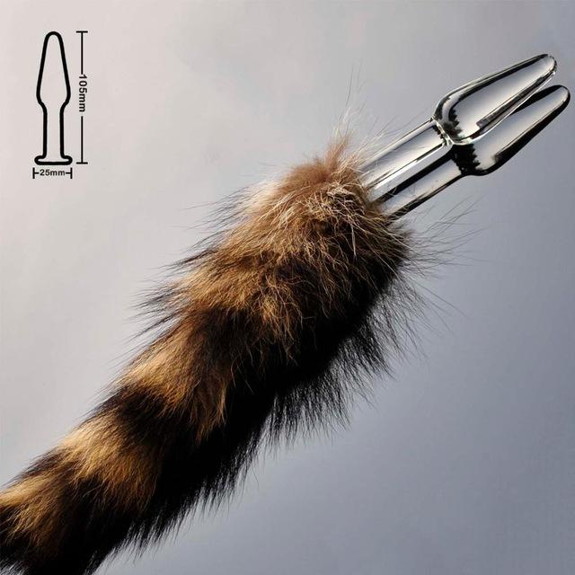 fox tail anal plug 
