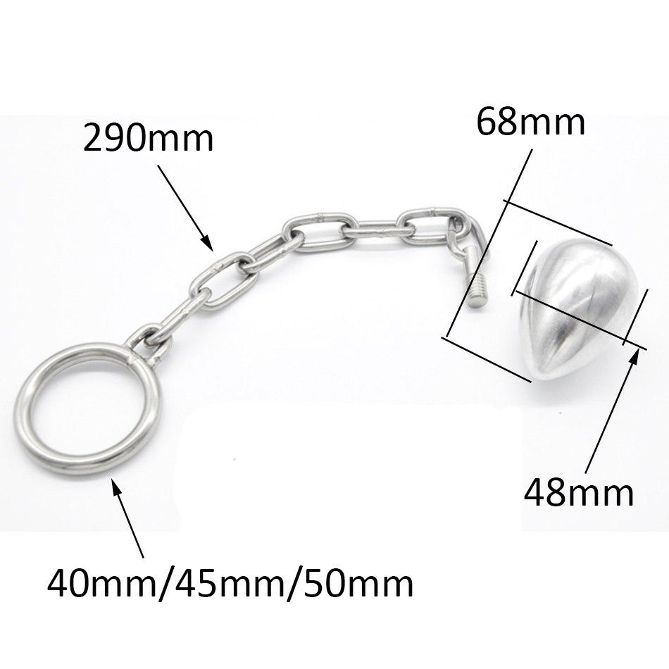 Wearable Anal Plug with Chain and Hook Ring Wearable Anal Plug with Chain and Hook Ring