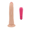 Ease P Joy Bundle Realistic 7" Dildo with Suction Cup and Bullet Vibe