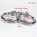 Code Based Stainless Steel Fetish Handcuffs