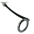 Cock Ring with Stainless Steel Anal Plug Various Sizes