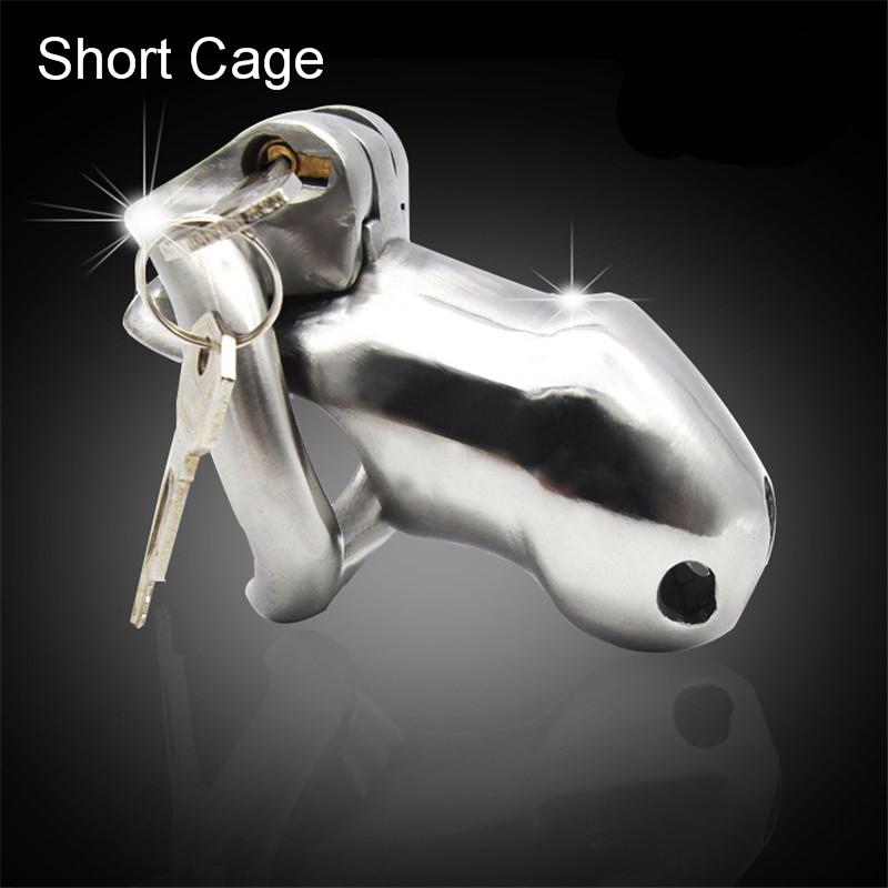 Stainless Steel Male Chastity Penis Cage with Internal Lock