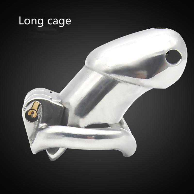 Stainless Steel Male Chastity Penis Cage with Internal Lock