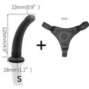 Versatile Three Sizes Beginner to Pros Unisex Strap-On + Dildo + Anal Plug Harness Kit