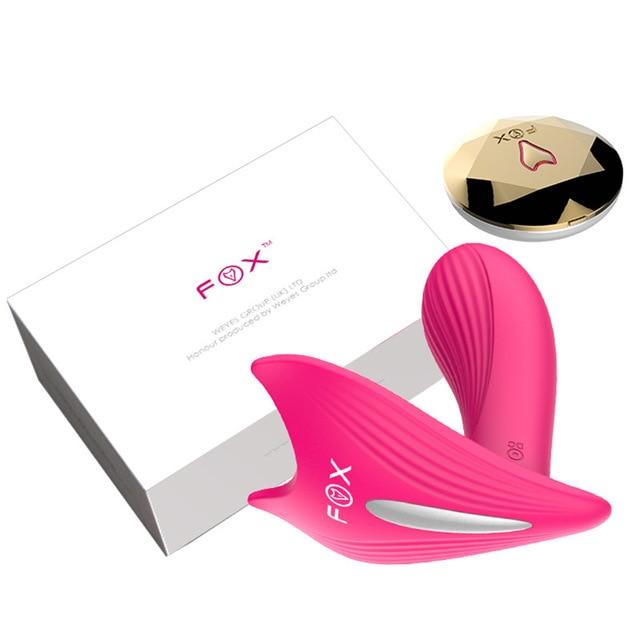 Fox Wearable Discreet Orgasm Remote Controlled Butterfly Vibrator