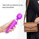 Secret Wish Cordless USB Rechargeable Vibrating Sex Wand Rocking Vibrator