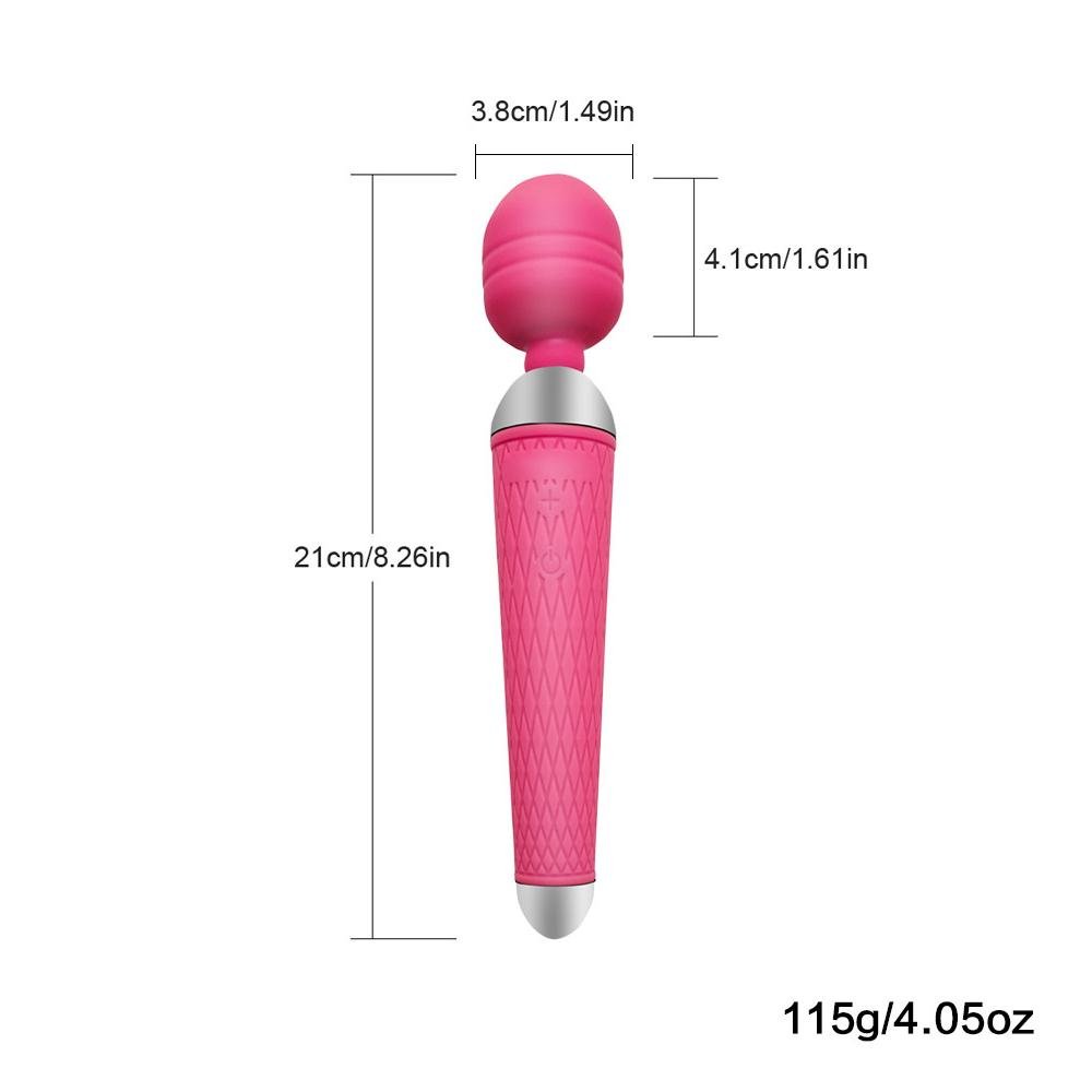 Secret Wish Cordless USB Rechargeable Vibrating Sex Wand Rocking Vibra