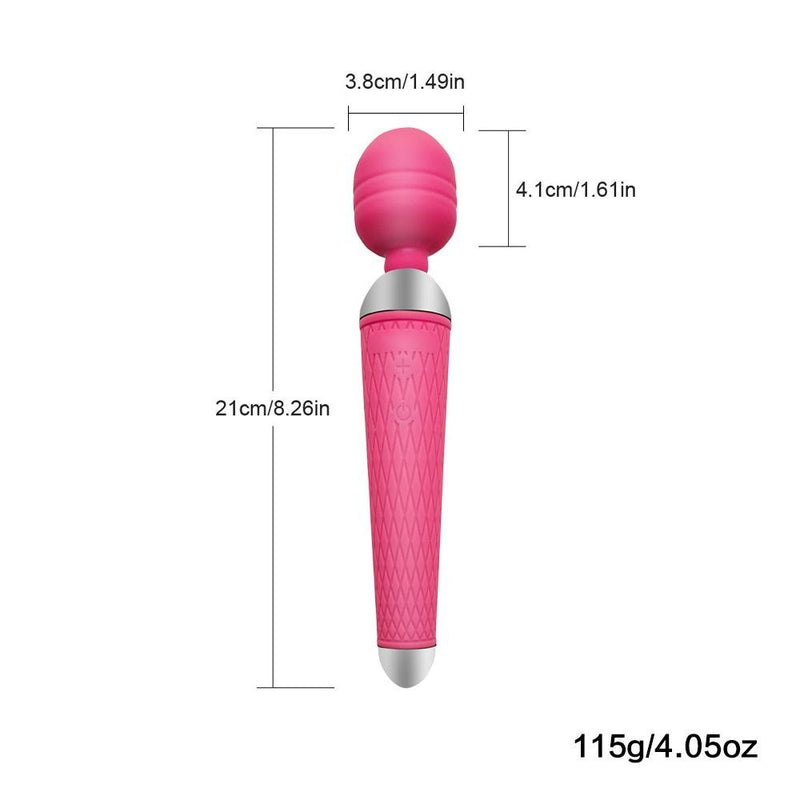 Secret Wish Cordless USB Rechargeable Vibrating Sex Wand Rocking Vibra Secret Wish Cordless USB Rechargeable Vibrating Sex Wand Rocking Vibra