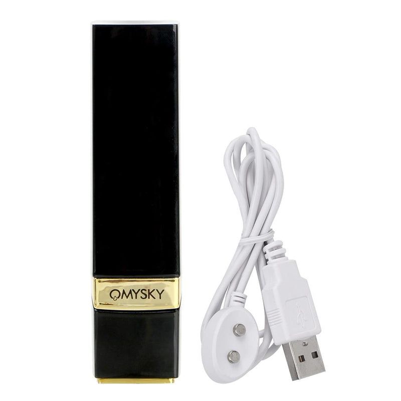 Omysky Super Discreet Silicone Lipstick Vibrator with Charged with 10 Modes