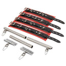 Premium Fetish Detachable Stainless Steel Spreader Bar & Hand & Ankle Cuffs