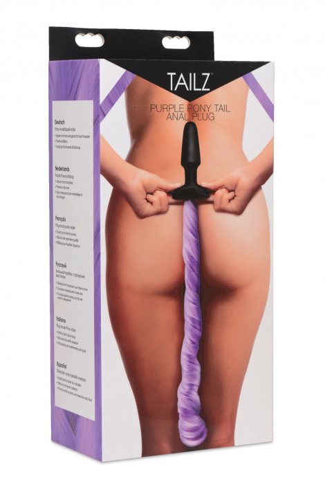 Tailz Purple Pony Tail Butt Plug