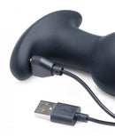 Curved Anal Rimming Plug with Remote Control